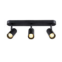 SLV V�g- og Loftlampe NOBLO� TRIPLE PHASE DTW 3-flammer, rund, Dim-To-Warm IP20, sort d�mpbar