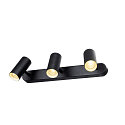 SLV V�g- og Loftlampe NOBLO� TRIPLE PHASE 3-flammer, cylindrisk, kardanisk drejning IP20, sort d�mpbar