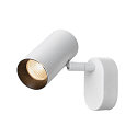 SLV V�g- og Loftlampe NOBLO� SINGLE PHASE 1-flamme, rund IP20, hvid d�mpbar