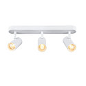 V�g- og Loftlampe NOBLO� TRIPLE PHASE 3-flammer, cylindrisk, kardanisk drejning IP20, hvid d�mpbar
