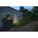 Udend�rs wall luminaire ORDI II firkantet, med sensor IP54, sort, lakeret 