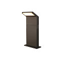 Udend�rs stativlampe ORDI II POLE 45 firkantet IP65, sort d�mpbar
