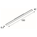 SLV 3-faset spot SIGHT EASY DALI stiv, til VDU-arbejdsstation, DALI styrbar, asymmetrisk IP20, d�mpbar