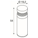SLV P�lelampe CONCRETE POLE 55 IP65, gr�