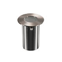 SLV Gulvindbygningslampe TRAIL-LITE� 60 rund, s�t med 1 IP67, aluminium, rustfrit st�l 