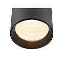 SLV 3-faset lampe TRACKSPOT C 17 36� justerbar, omskiftelig IP20, sort, lakeret 