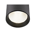 SLV 3-faset lampe TRACKSPOT C 29 50� justerbar, omskiftelig IP20, sort, lakeret 
