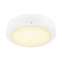 SLV V�g- og Loftlampe OUTDOOR BULKHEAD V 360 HF med sensor, CCT Switch, slagfast, omskiftelig IP65, hvid, lakeret 