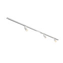 SLV 1-faset spot PURI 2.0 s�t med 3 GU10 IP20, hvid, lakeret d�mpbar