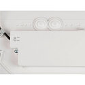 SLV ceiling luminaire DECONA 30 CL round, suitable for VDU workstation IP44, gold, white, lacquered dimmable