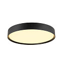 Loftlampe DECONA 42 CL rund, egnet til VDU-arbejdsstationer IP44, sort, lakeret d�mpbar
