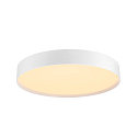 ceiling luminaire DECONA 42 CL round, with sensor, suitable for VDU workstation IP44, white, lacquered 