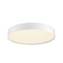 SLV ceiling luminaire DECONA 42 CL round, with sensor, suitable for VDU workstation IP44, white, lacquered 