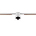 SLV Skinne spot FIXT-IT! rund, indbygget version, egnet til VDU-arbejdsstationer IP20, sort, hvid, lakeret d�mpbar
