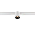 SLV Skinne spot FIXT-IT! rund, indbygget version, egnet til VDU-arbejdsstationer IP20, sort, hvid, lakeret d�mpbar