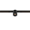 SLV Skinne spot FIXT-IT! rund, indbygget version, egnet til VDU-arbejdsstationer IP20, sort, lakeret d�mpbar
