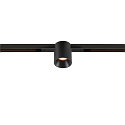 SLV Skinne spot FIXT-IT! rund, indbygget version, egnet til VDU-arbejdsstationer IP20, sort, lakeret d�mpbar