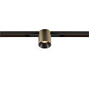 SLV Skinne spot FIXT-IT! rund, indbygget version, egnet til VDU-arbejdsstationer IP20, bronze, sort, lakeret d�mpbar