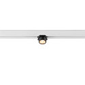 SLV Skinne spot FIXT-IT! rund, overflademonteret version, egnet til VDU-arbejdsstationer IP20, sort, hvid, lakeret d�mpbar