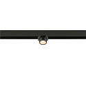 SLV track spot FIXT-IT! round, surface-mounted version, suitable for VDU workstation IP20, black, lacquered dimmable