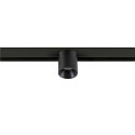 SLV Skinne spot FIXT-IT! rund, overflademonteret version, egnet til VDU-arbejdsstationer IP20, sort, lakeret d�mpbar