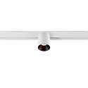 SLV Skinne spot FIXT-IT! rund, overflademonteret version, egnet til VDU-arbejdsstationer IP20, sort, hvid, lakeret d�mpbar