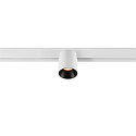 SLV Skinne spot FIXT-IT! rund, overflademonteret version, egnet til VDU-arbejdsstationer IP20, sort, hvid, lakeret d�mpbar