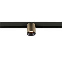 SLV Skinne spot FIXT-IT! rund, overflademonteret version, egnet til VDU-arbejdsstationer IP20, bronze, sort, lakeret d�mpbar