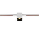 Skinne spot FIXT-IT! rund, indbygget version, egnet til VDU-arbejdsstationer IP20, sort, hvid, lakeret d�mpbar