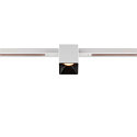 SLV Skinne spot FIXT-IT! rund, indbygget version, egnet til VDU-arbejdsstationer IP20, sort, hvid, lakeret d�mpbar