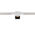 SLV Skinne spot FIXT-IT! rund, indbygget version, egnet til VDU-arbejdsstationer IP20, sort, hvid, lakeret d�mpbar
