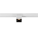 Skinne spot FIXT-IT! rund, overflademonteret version, egnet til VDU-arbejdsstationer IP20, sort, hvid, lakeret d�mpbar