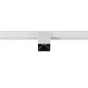 SLV track spot FIXT-IT! round, surface-mounted version, suitable for VDU workstation IP20, black, white, lacquered dimmable