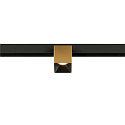 Skinne spot FIXT-IT! rund, overflademonteret version, egnet til VDU-arbejdsstationer IP20, guld, sort, lakeret d�mpbar