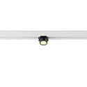 SLV Skinne spot FIXT-IT! rund, overflademonteret version, egnet til VDU-arbejdsstationer IP20, sort, hvid, lakeret d�mpbar