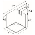 SLV Skinne spot FIX-IT! egnet til VDU-arbejdsstationer IP20, hvid, lakeret d�mpbar