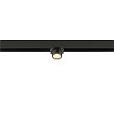 SLV Skinne spot FIXT-IT! rund, overflademonteret version, egnet til VDU-arbejdsstationer IP20, guld, sort, lakeret d�mpbar