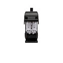 SLV ceiling recessed luminaire NEW TRIA� 45 round, suitable for VDU workstation IP20, black, lacquered 