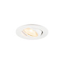 ceiling recessed luminaire NEW TRIA� 45 round, suitable for VDU workstation IP20, white, lacquered 