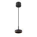 SLV Pendel GRIP! FLAT IP20, guld, sort d�mpbar