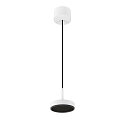 SLV Pendel GRIP! FLAT IP20, sort, hvid d�mpbar
