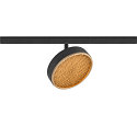 track spot GRIP! FLAT round IP20, gold, black, lacquered dimmable