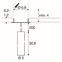 pendant luminaire GRIP!S suitable for VDU workstation IP20, black, white dimmable