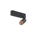 SLV ceiling luminaire GRIP!M SINGLE IP20, gold, black, lacquered dimmable