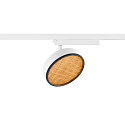 SLV 1-phase spot GRIP! FLAT CCT Switch, cardanic swivelling IP20, black, white dimmable