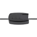SLV Bordlampe SUN TL rund G9 IP20, sort d�mpbar