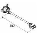 SLV stik tilslutning RETRO CON 5P101 5-polet, hvid