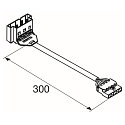 SLV stik tilslutning RETRO CON 5P102 5-polet, hvid