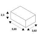 SLV Lysb�nd system fastg�relse EASYLIGHT BUTTERFLY STM (SURFACE TRACK MOUNT) mekanisk, rustfrit st�l