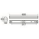 SLV Lysstrimmel BATTEN P 600 28 ON-OFF CCT Switch, omskiftelig, multipower IP20